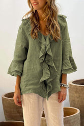 Rima - Ruffled Blouse